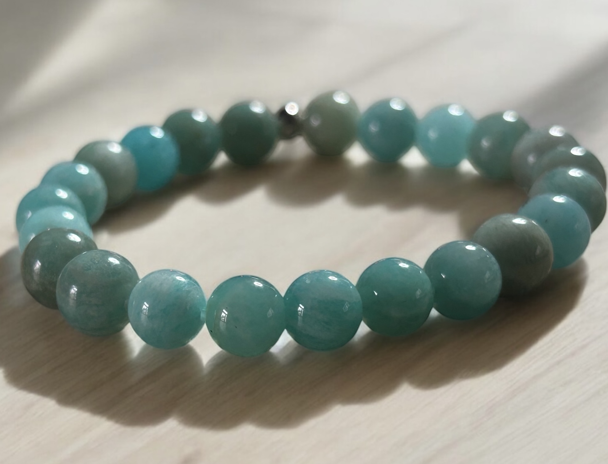 Bracelet amazonite naturelle