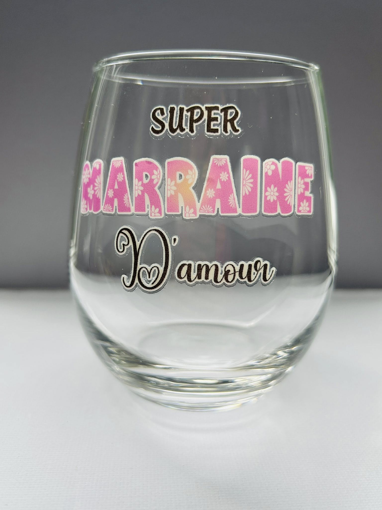 Verre Super Marraine