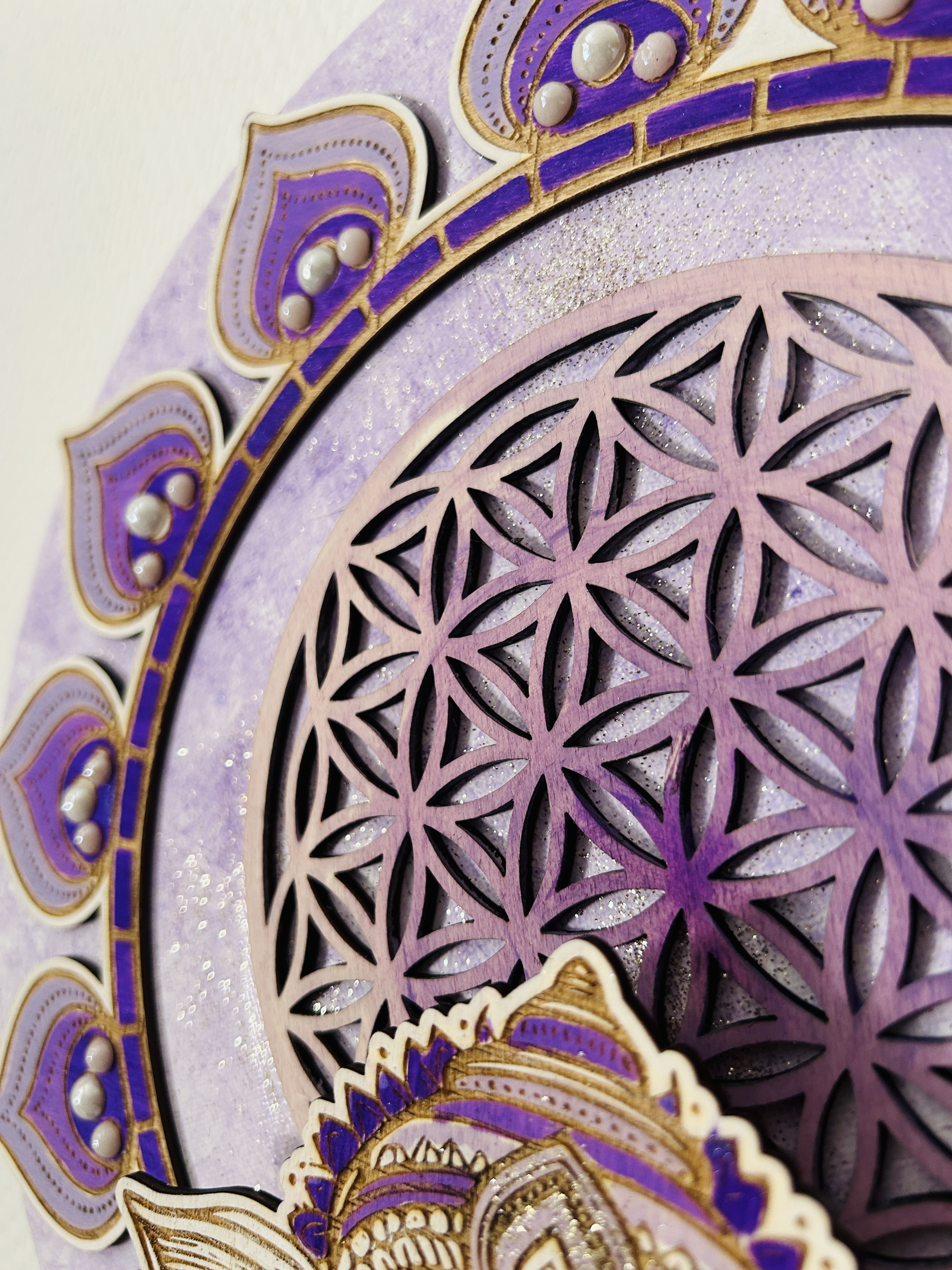 Toile décorative Ganesh Mandala
