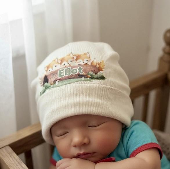 Bonnet bébé personnalisé 