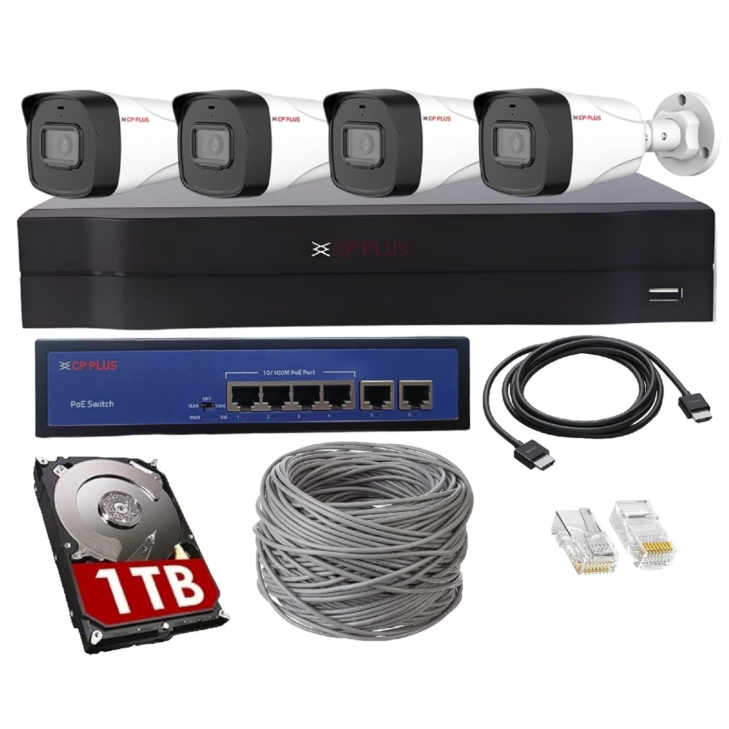 CP Plus 4ch NVR IP Camera Setup