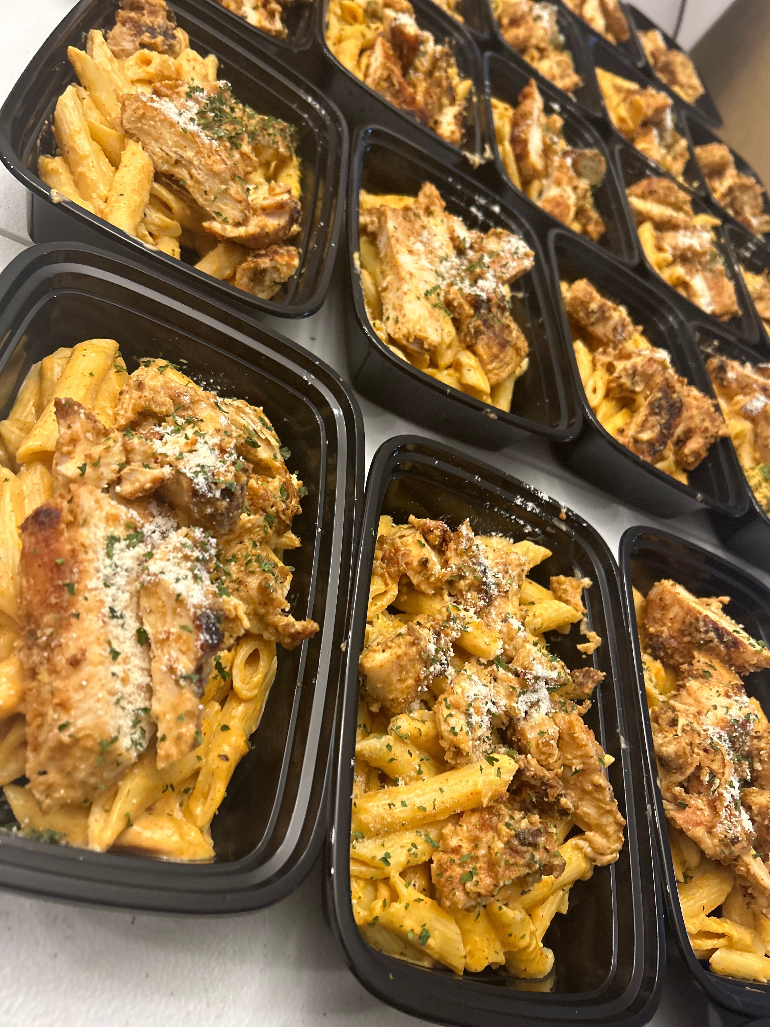 Protein Pasta Cajun Chicken Alfredo