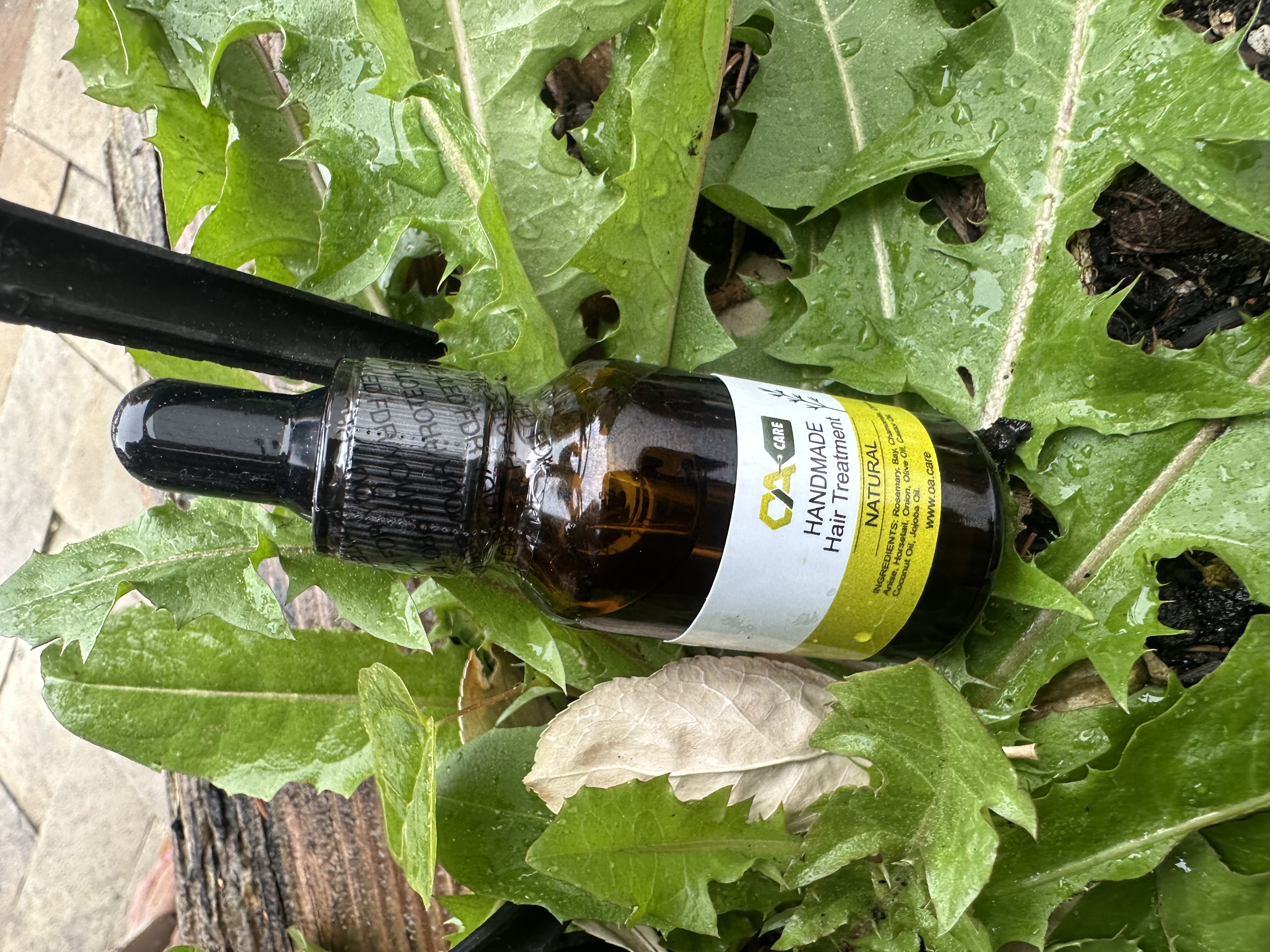 Aceite para cabello claro