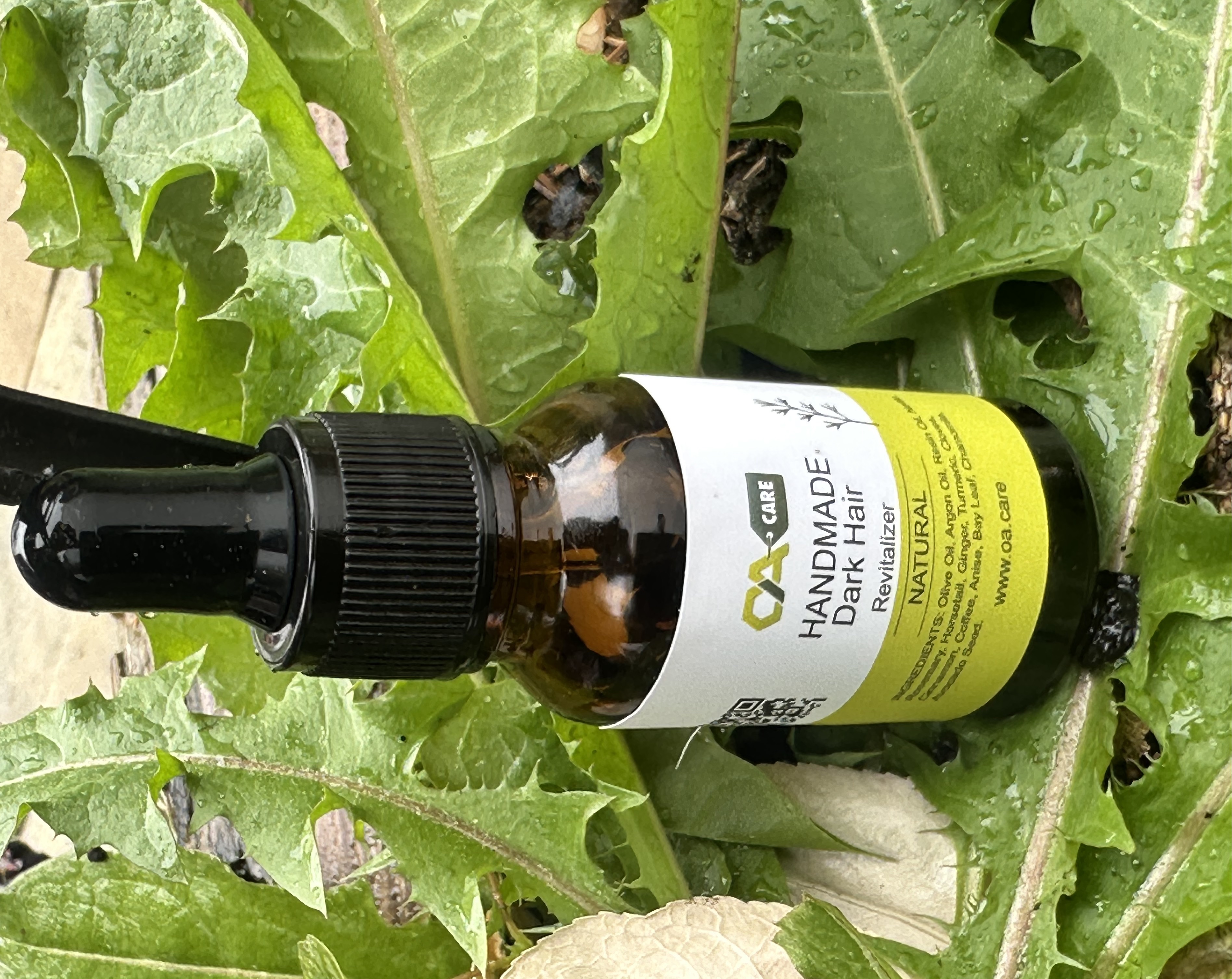 Aceite para cabello oscuro