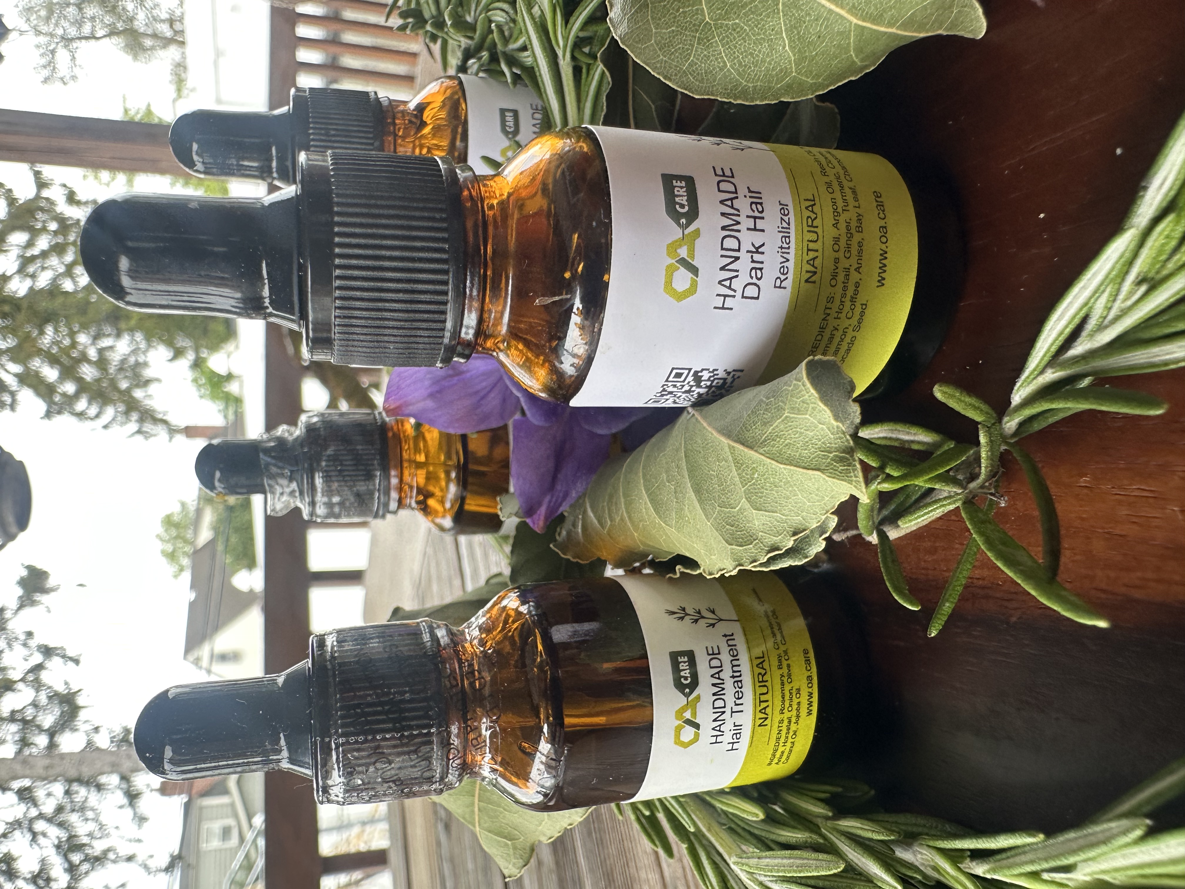 Aceite para cabello oscuro