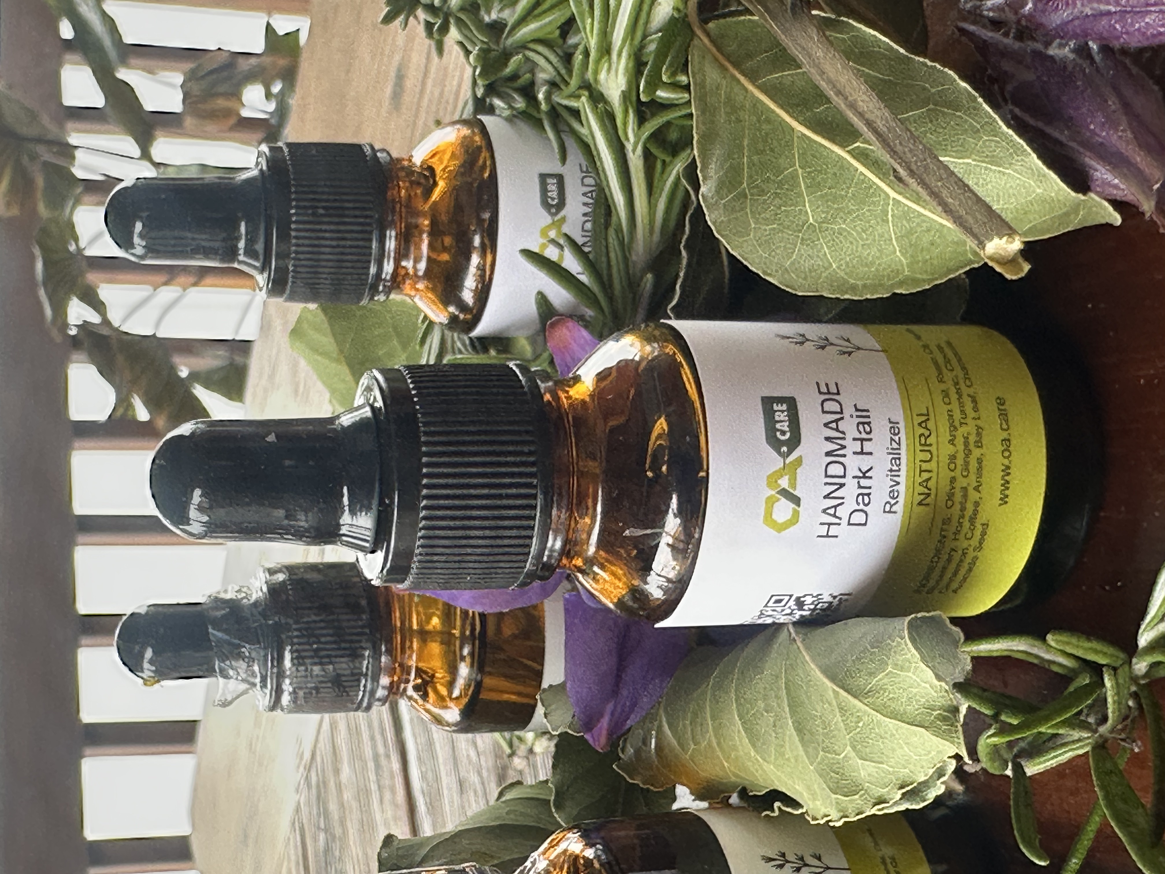 Aceite para cabello oscuro