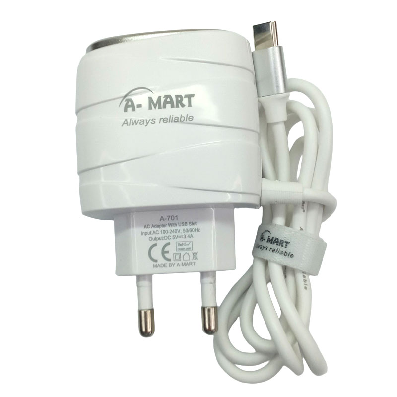 AMart A069 Type-C 3USB Charger