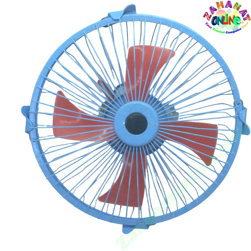 12V DC Fixed Solar Fan – 8" Metal Mesh (Jali)