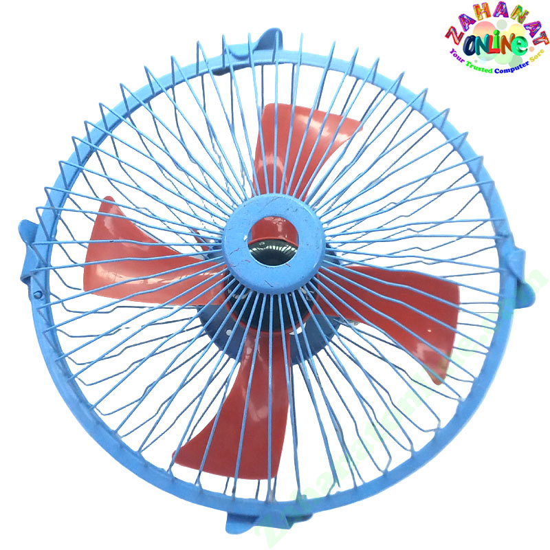 12V DC Fixed Solar Fan – 8" Metal Mesh (Jali)