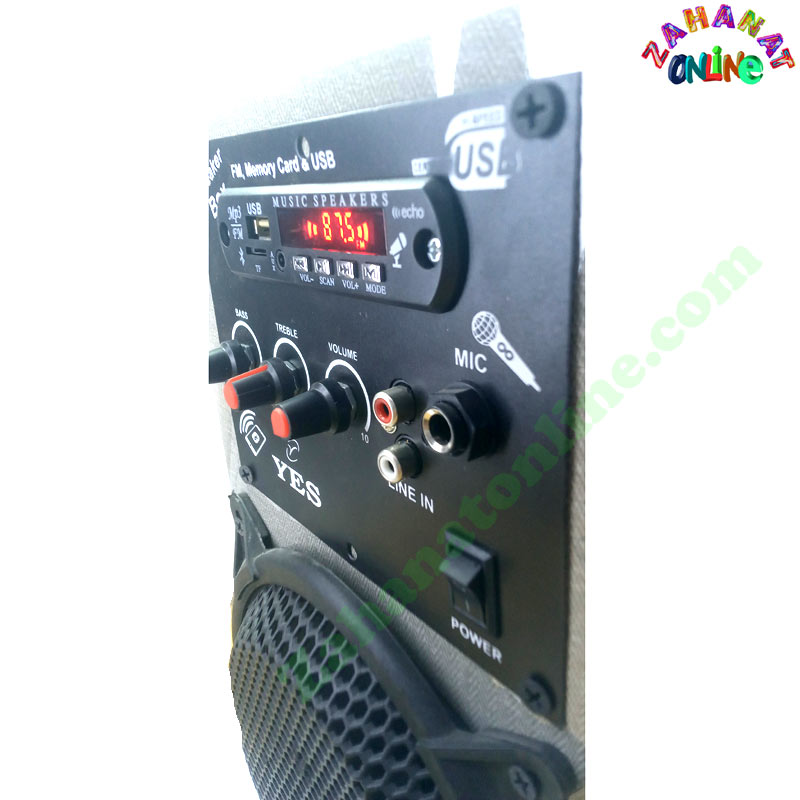  6" Bluetooth Speaker MP3 – High Power Sound System