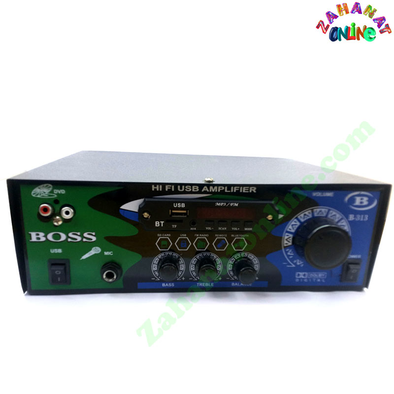 High Power Audio Amplifier Dual IC Circuit with USB, AUX, MIC, AV & Bluetooth Support