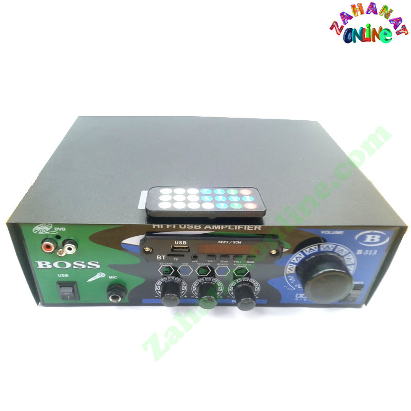 High Power Audio Amplifier Dual IC Circuit with USB, AUX, MIC, AV & Bluetooth Support