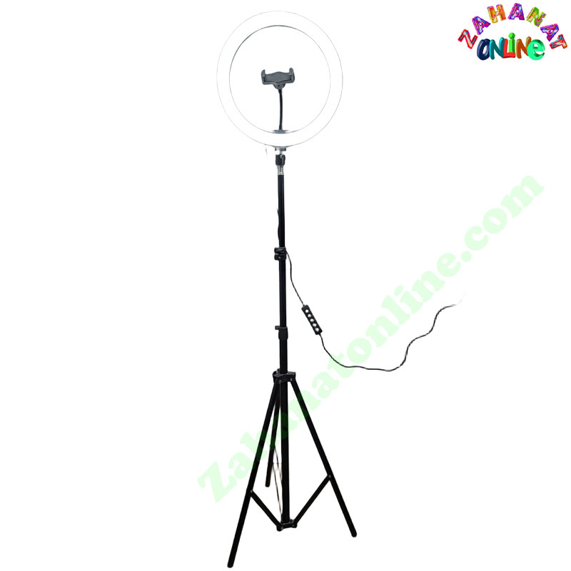 12" RGB LED Soft Ring Light with Tripod Stand & Phone Clip