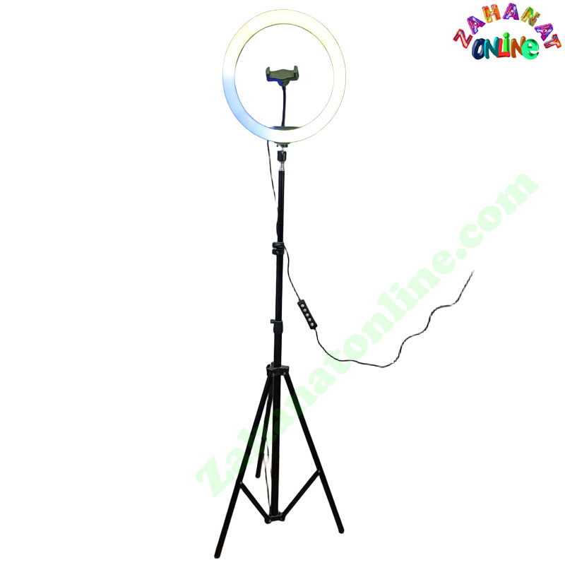 12" RGB LED Soft Ring Light with Tripod Stand & Phone Clip