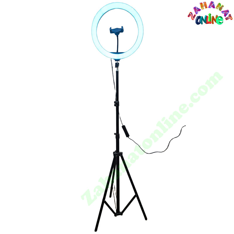 12" RGB LED Soft Ring Light with Tripod Stand & Phone Clip