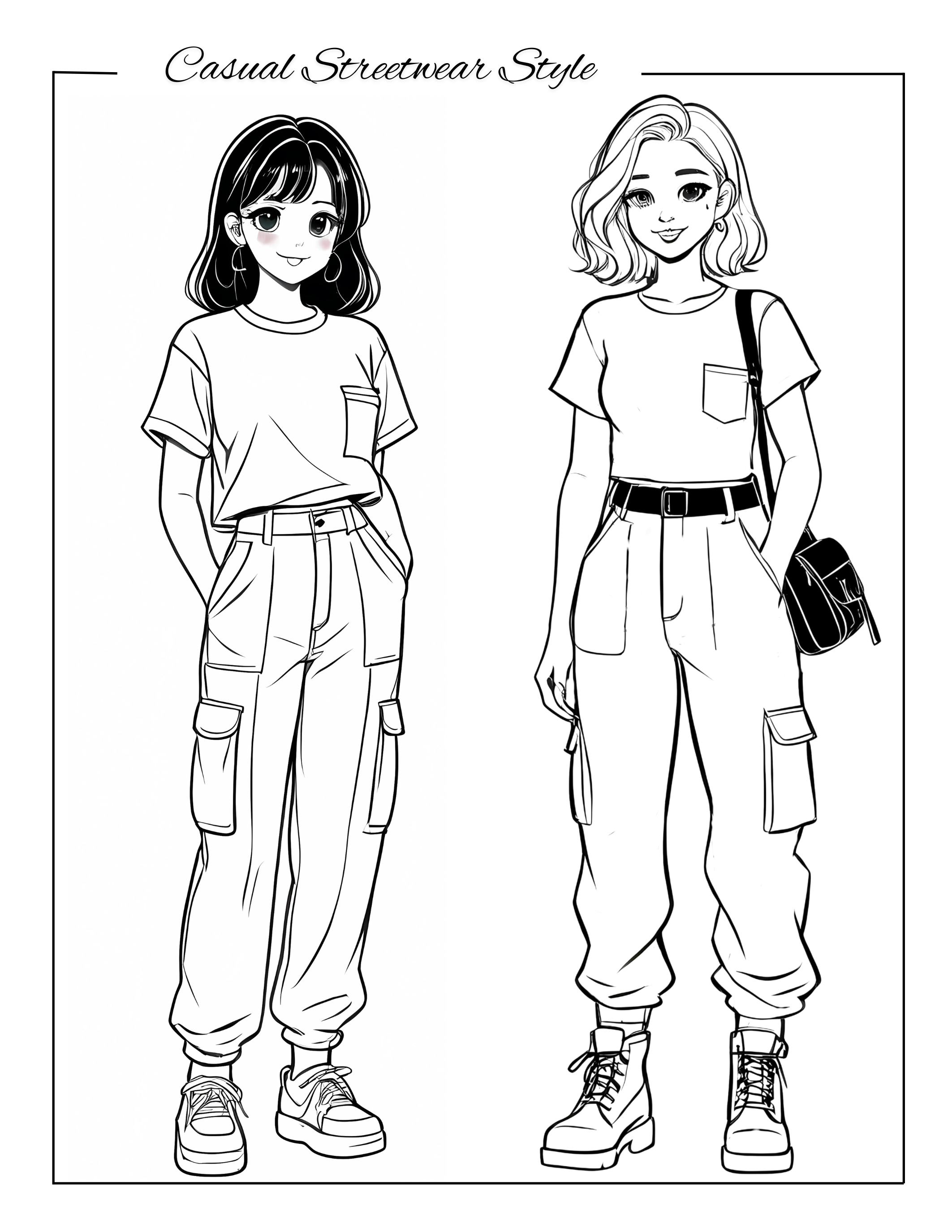 Fashionistas Coloring Book
