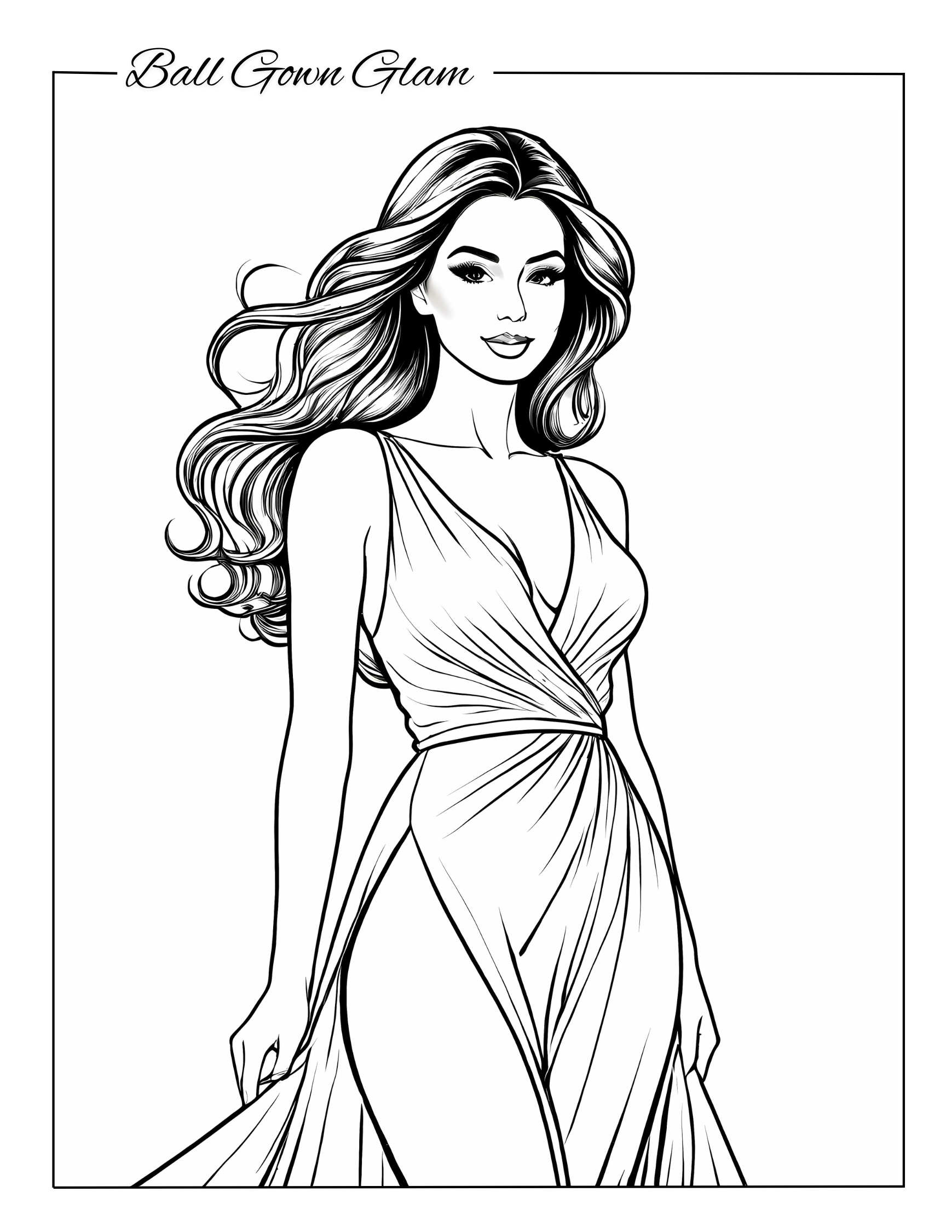 Fashionistas Coloring Book