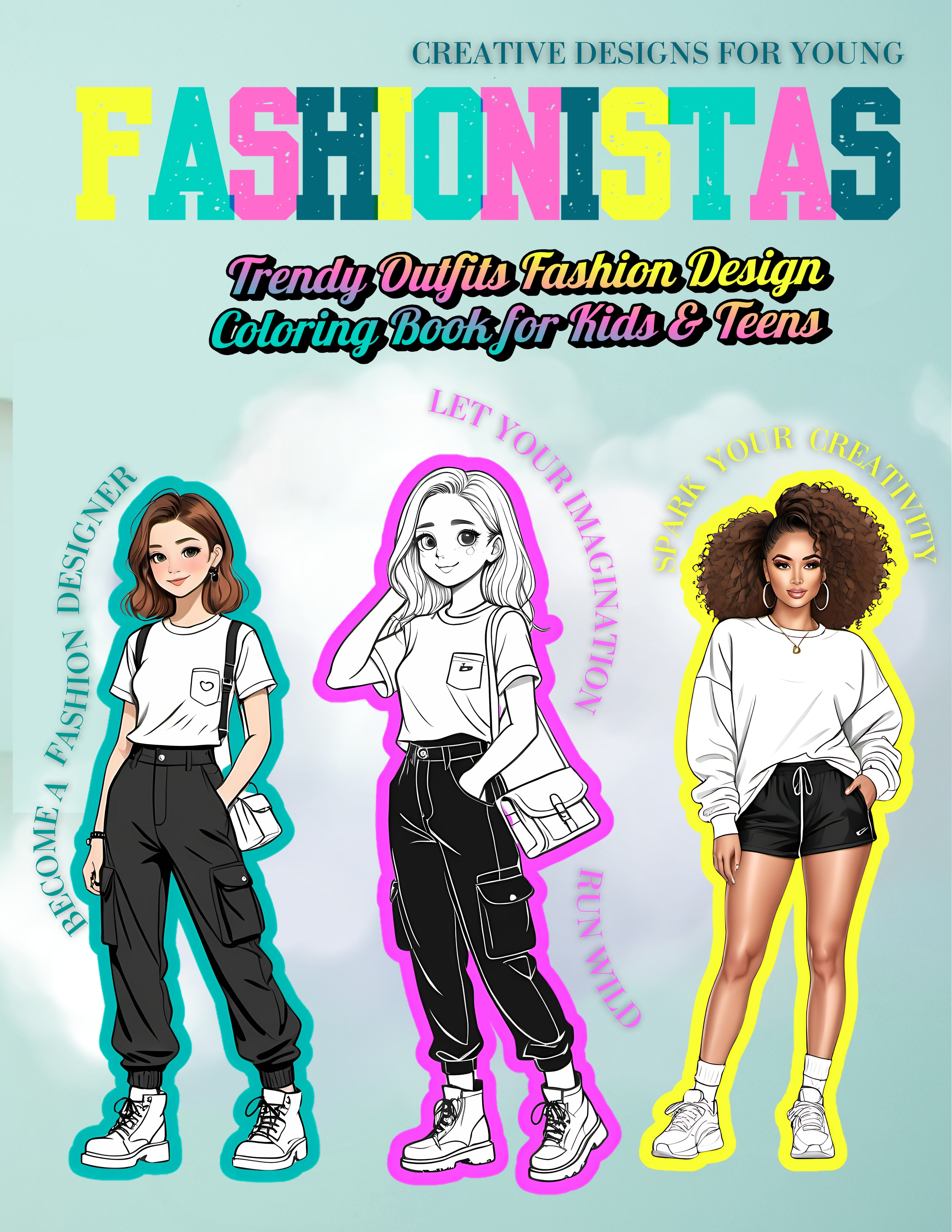 Fashionistas Coloring Book
