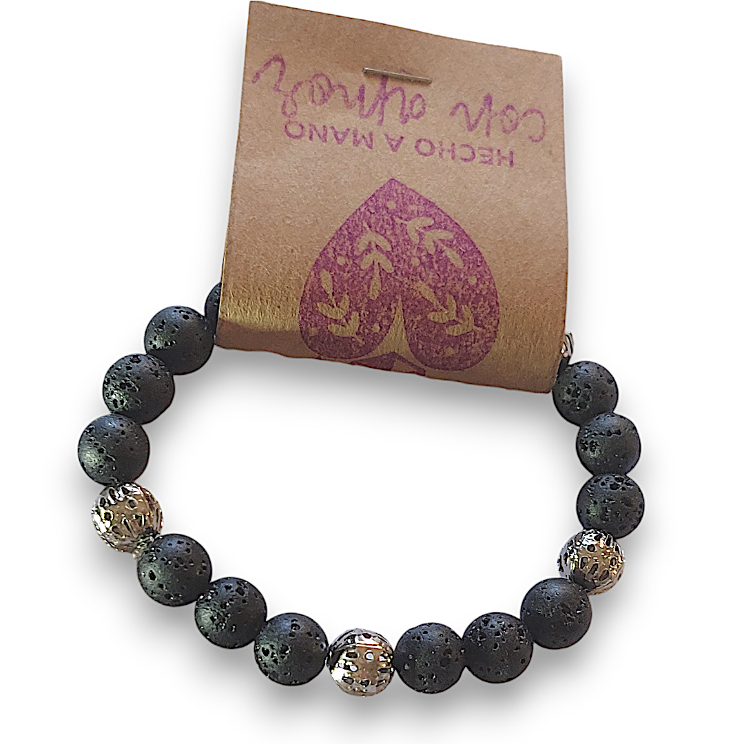 Pulsera Volcán negra
