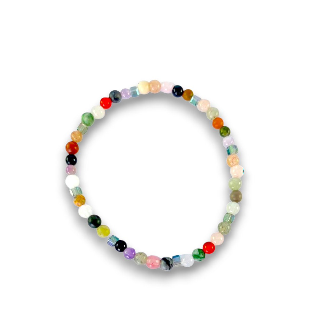 Pulsera de Piedras Multicolor