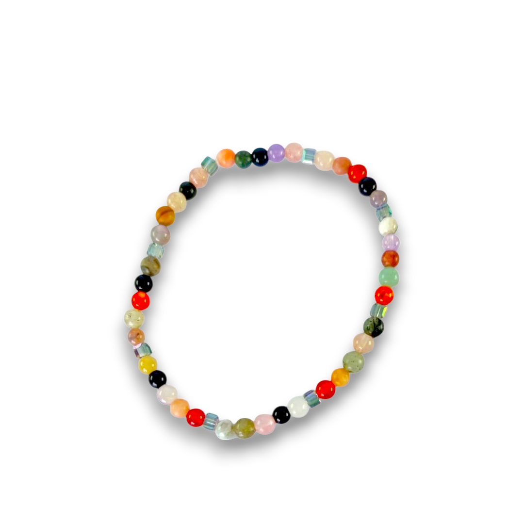 Pulsera de Piedras Multicolor