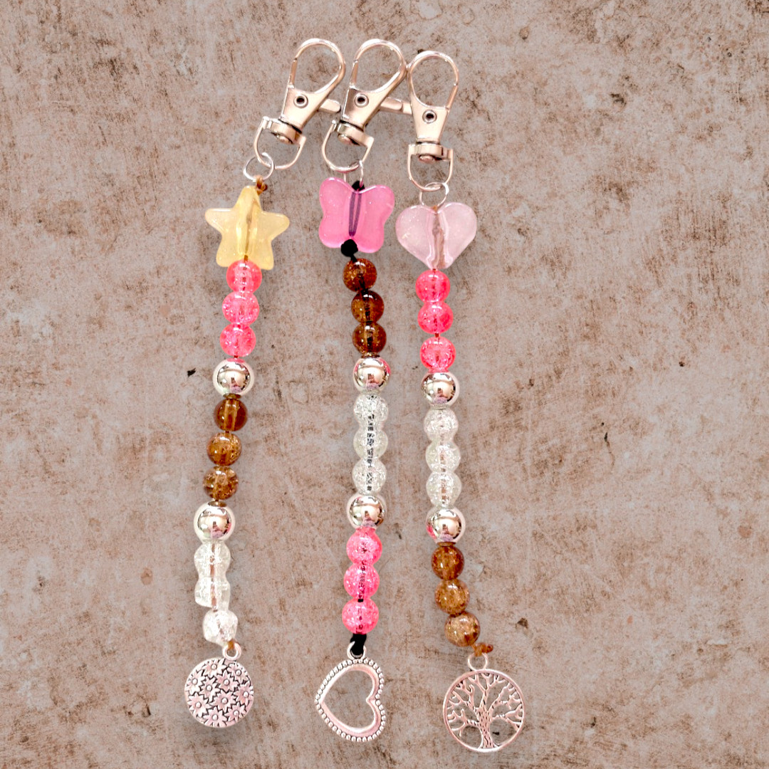  Charm Mariposa y corazón