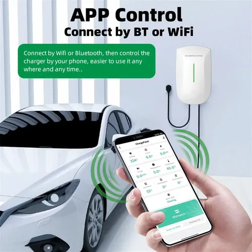 Estação de Carregamento EV SAE 7kW – Inteligente, Segura e Eficiente