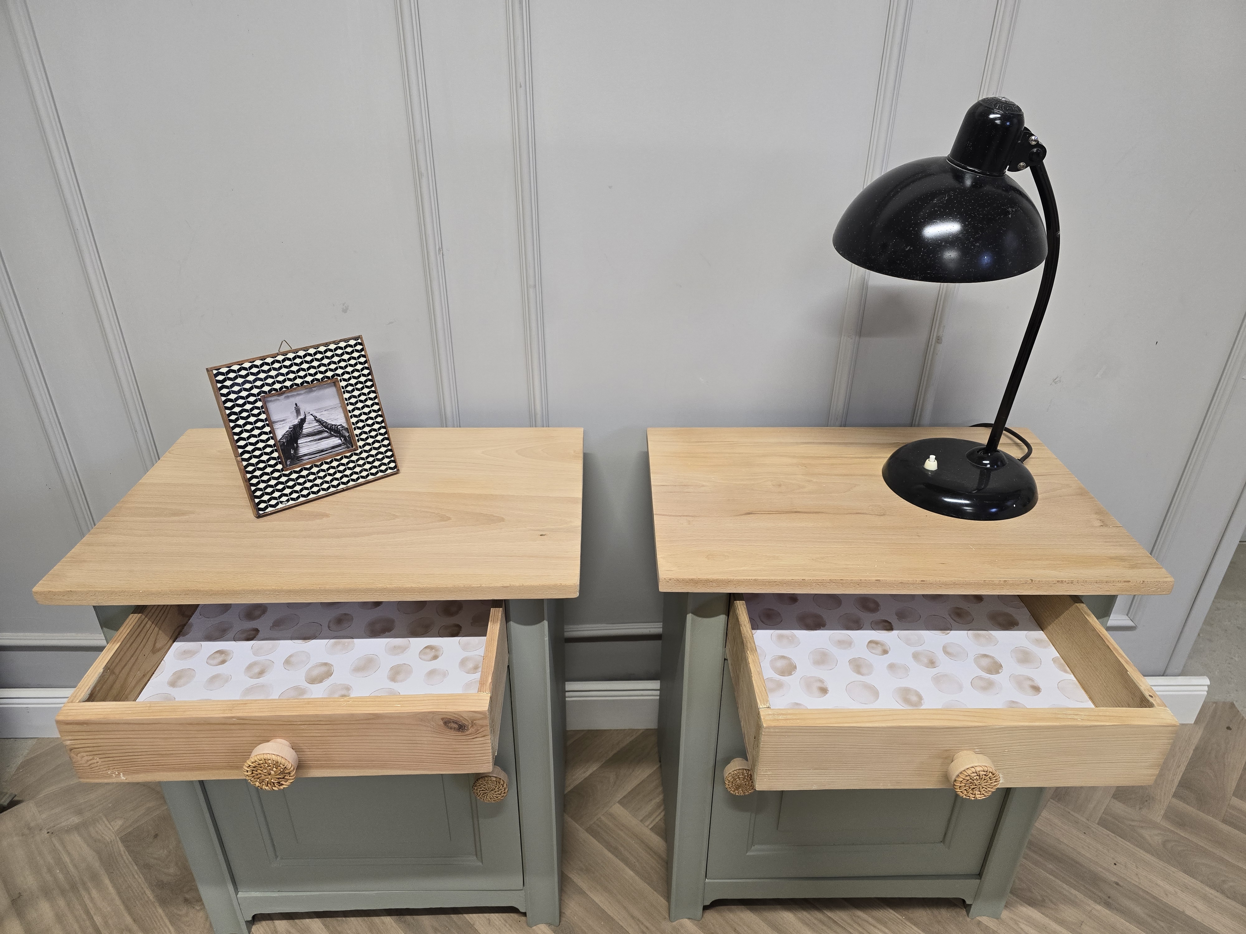 Nachtkommoden-Set aus Holz