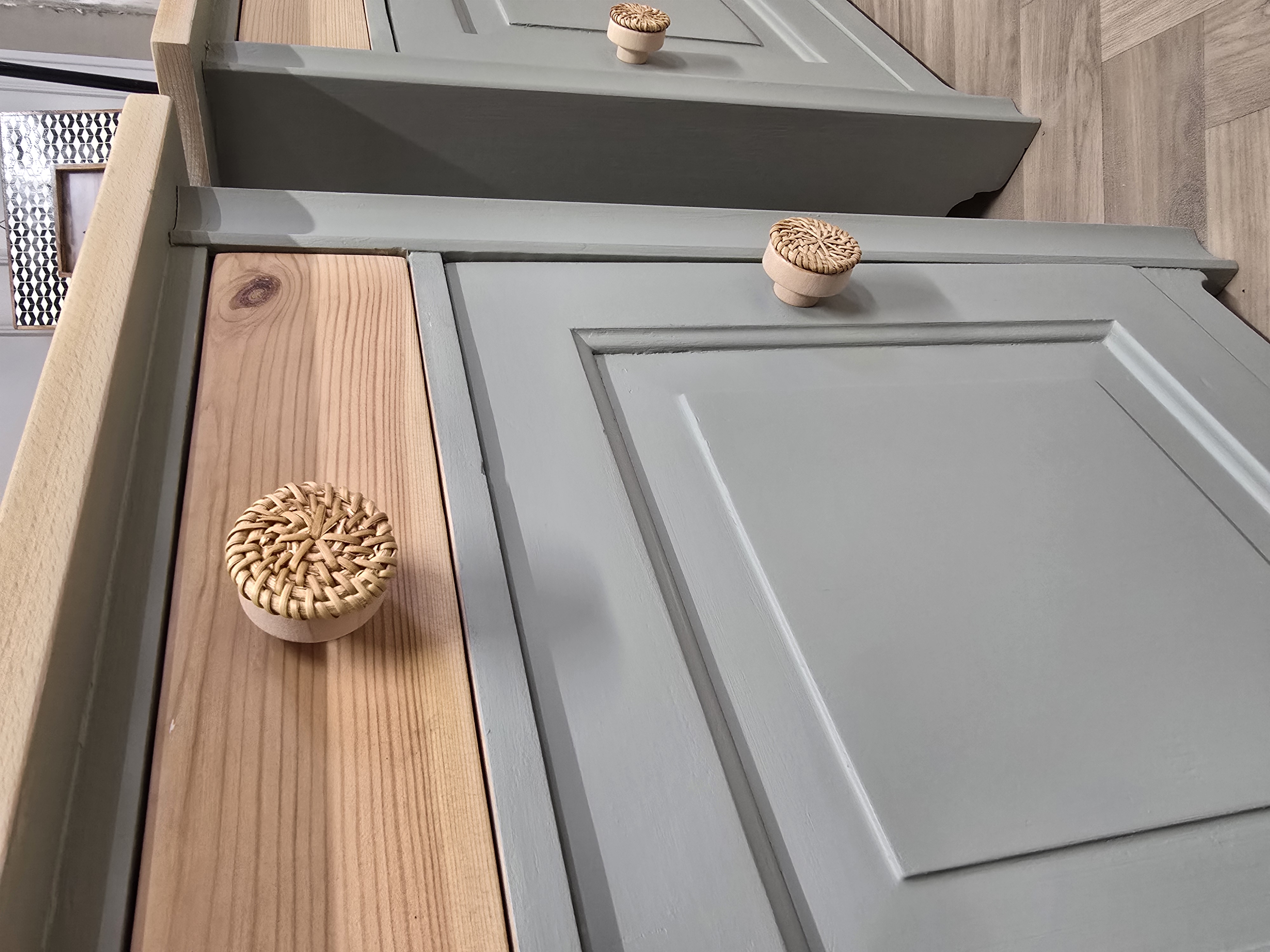 Nachtkommoden-Set aus Holz