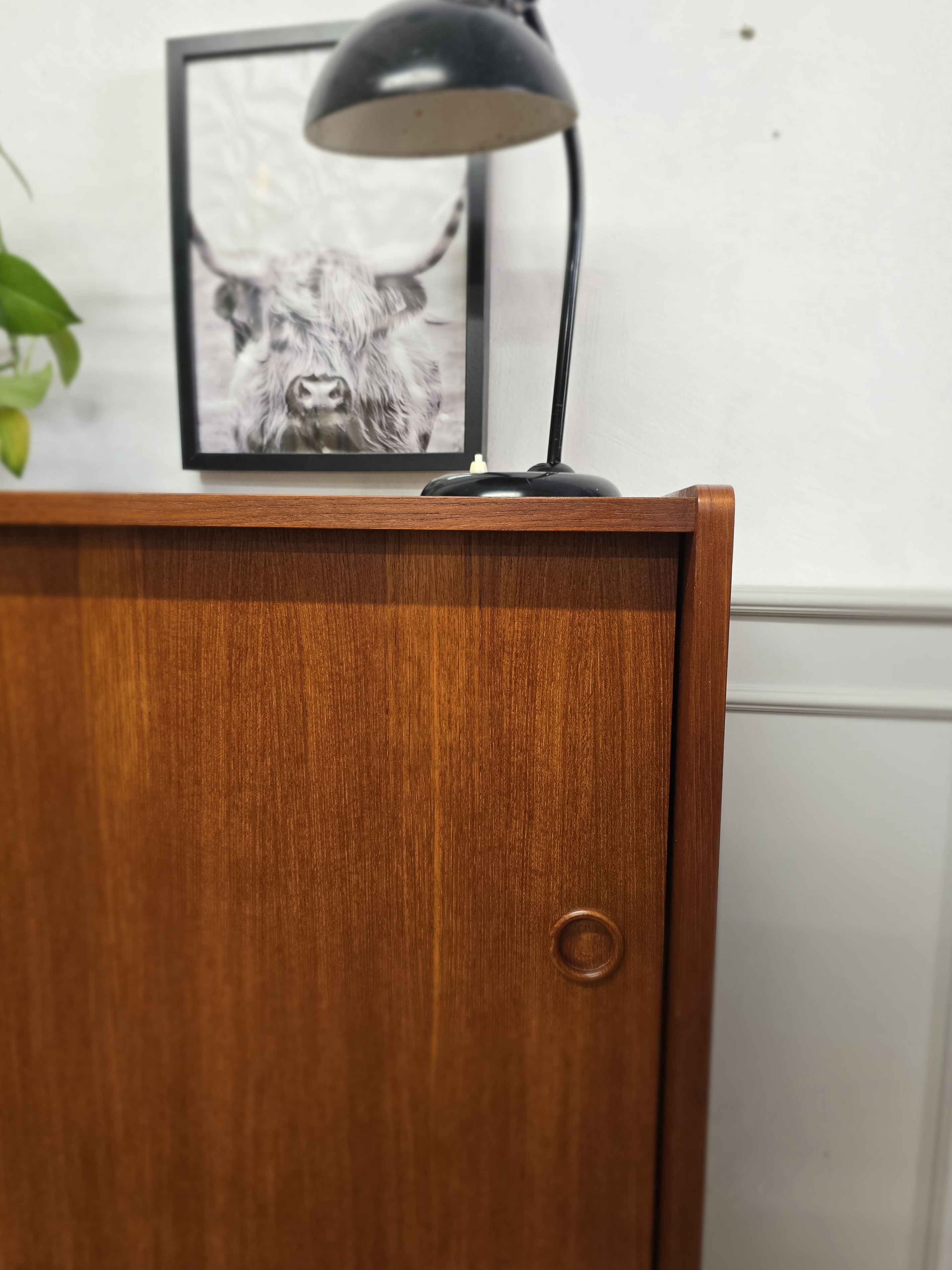 Teak Highboard