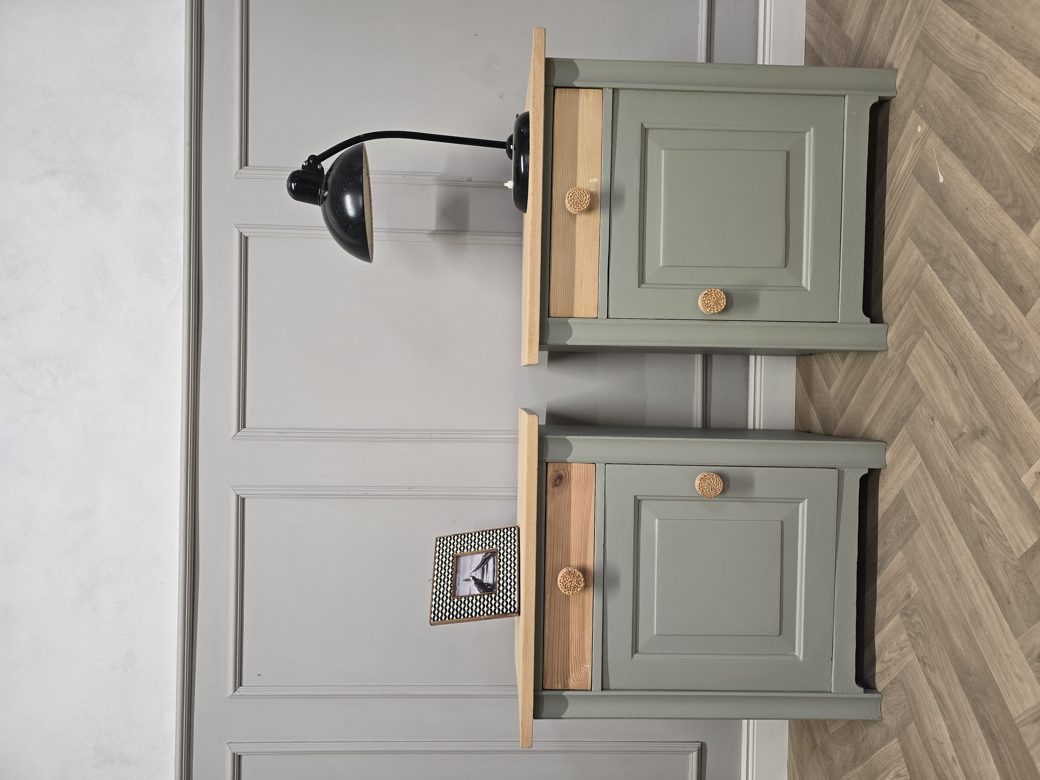 Nachtkommoden-Set aus Holz