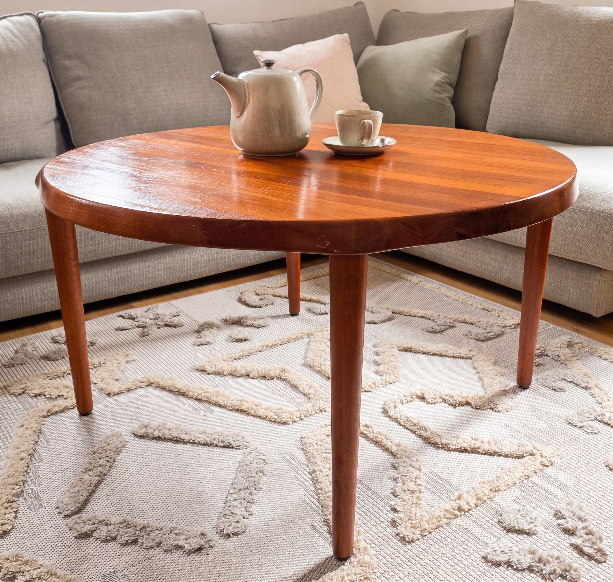 Mid-Century Dänisches Design: Original John Boné Couchtisch für Mikael Laursen (1960er)