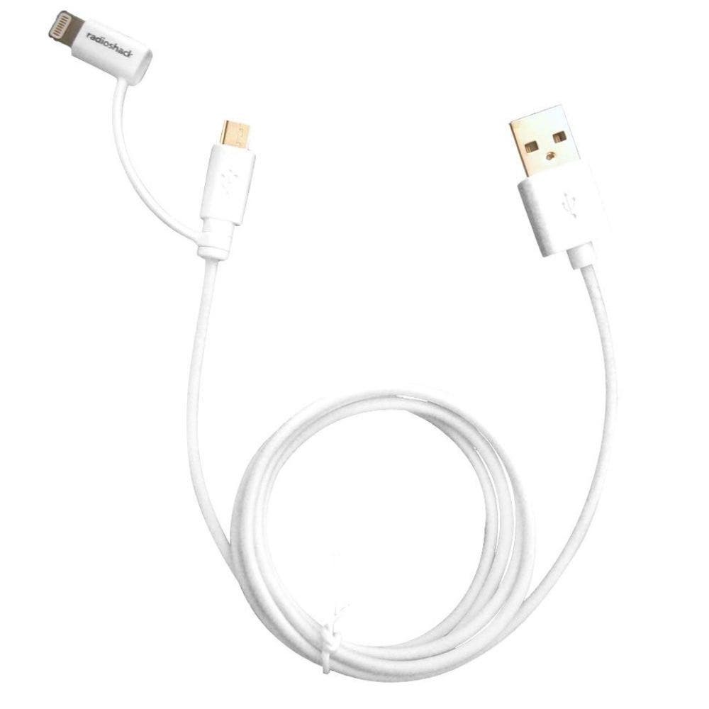 Cable 2 en 1 Lightning + Micro USB - Radioshack