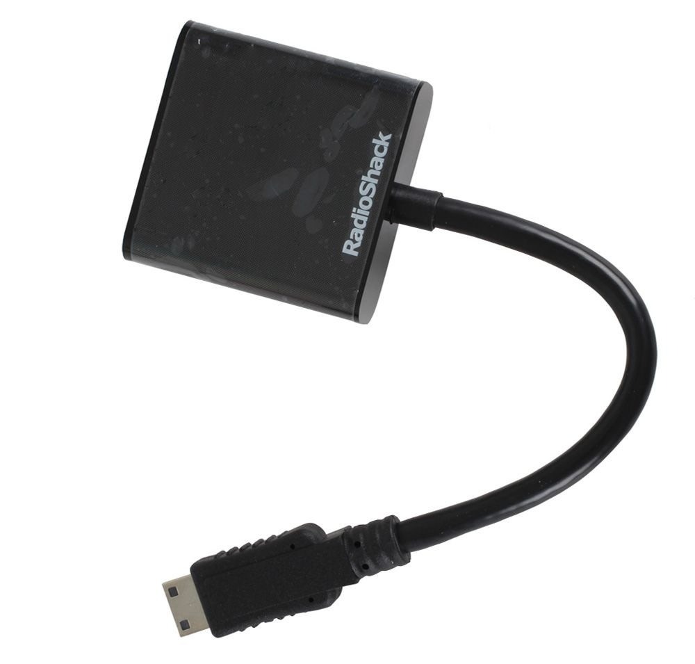 Adaptador mini HDMI a VGA - Radioshack
