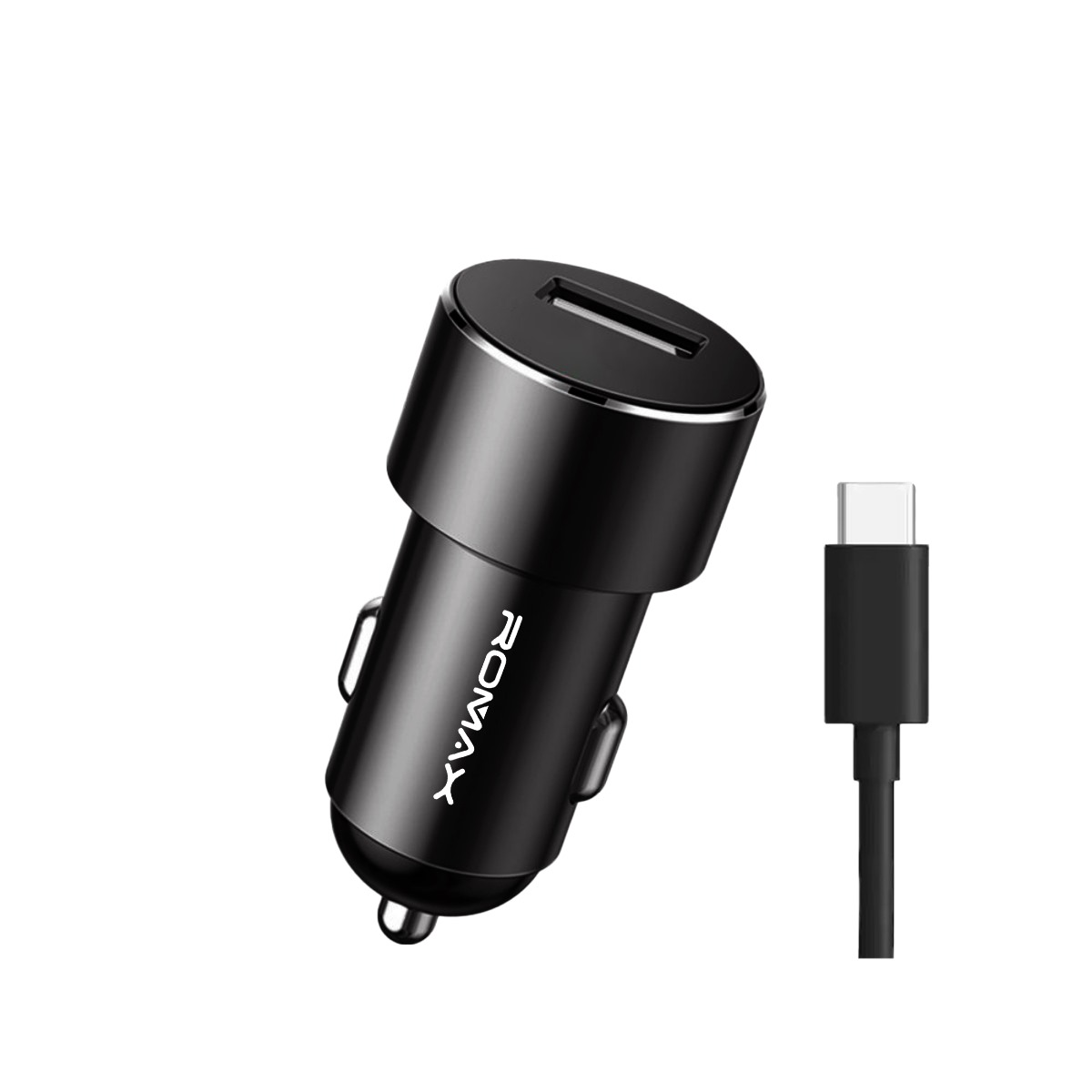 Cargador de auto USB tipo C - Romax