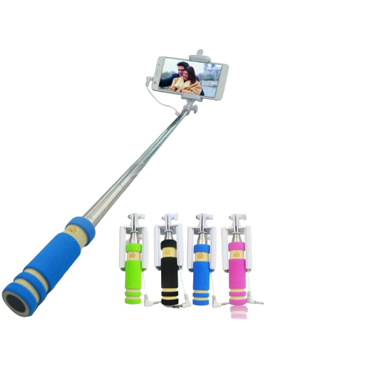 Mini Selfie Stick con cable - Coolbox