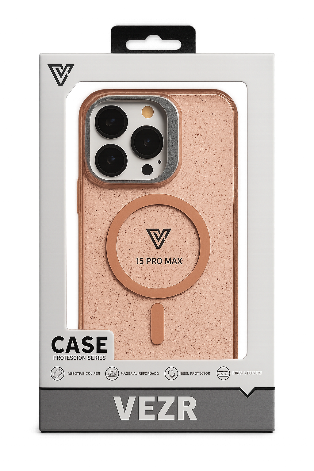 Funda Protectora VEZR para iPhone 15 Pro Max