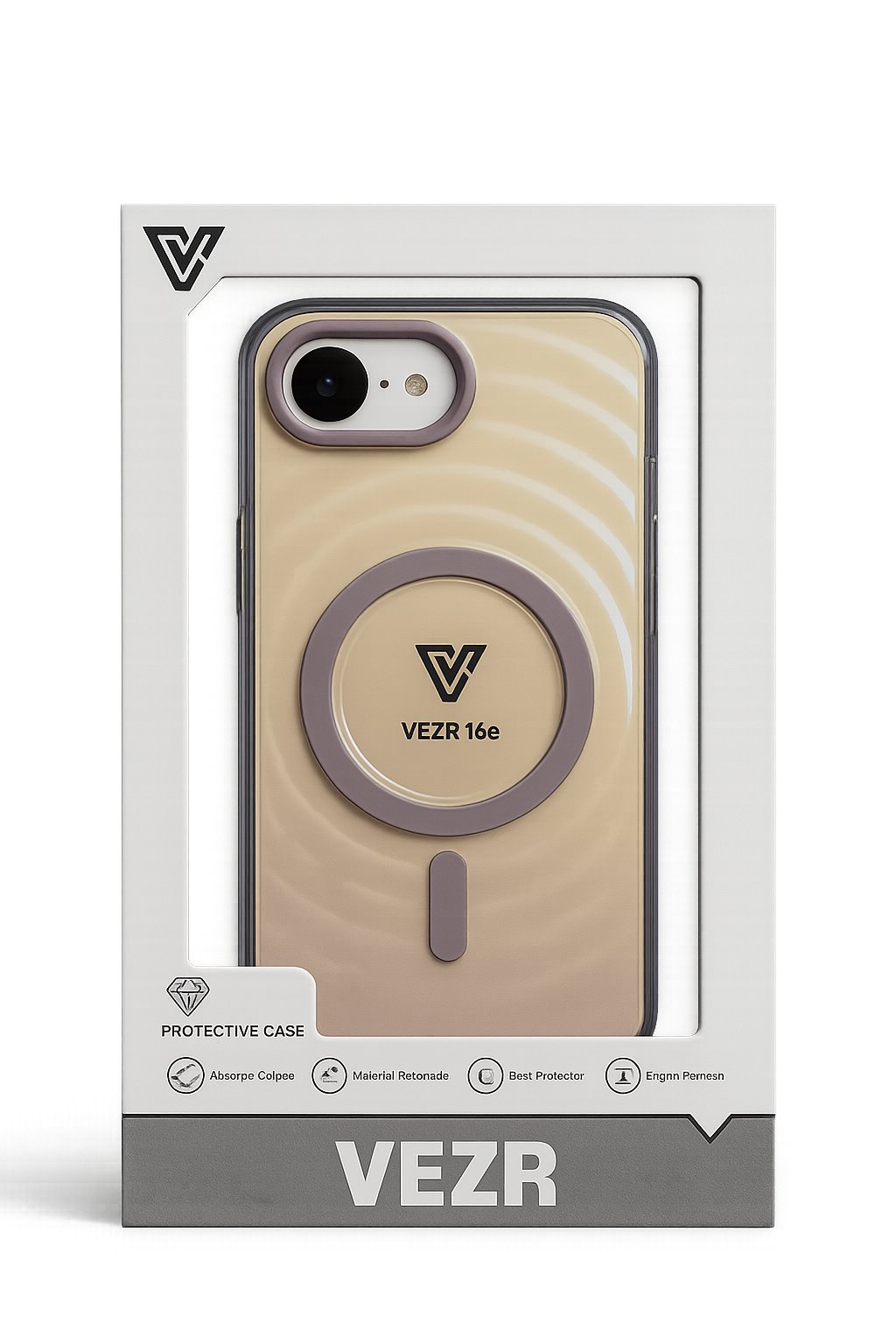 Funda protectora VEZR para iPhone 16e