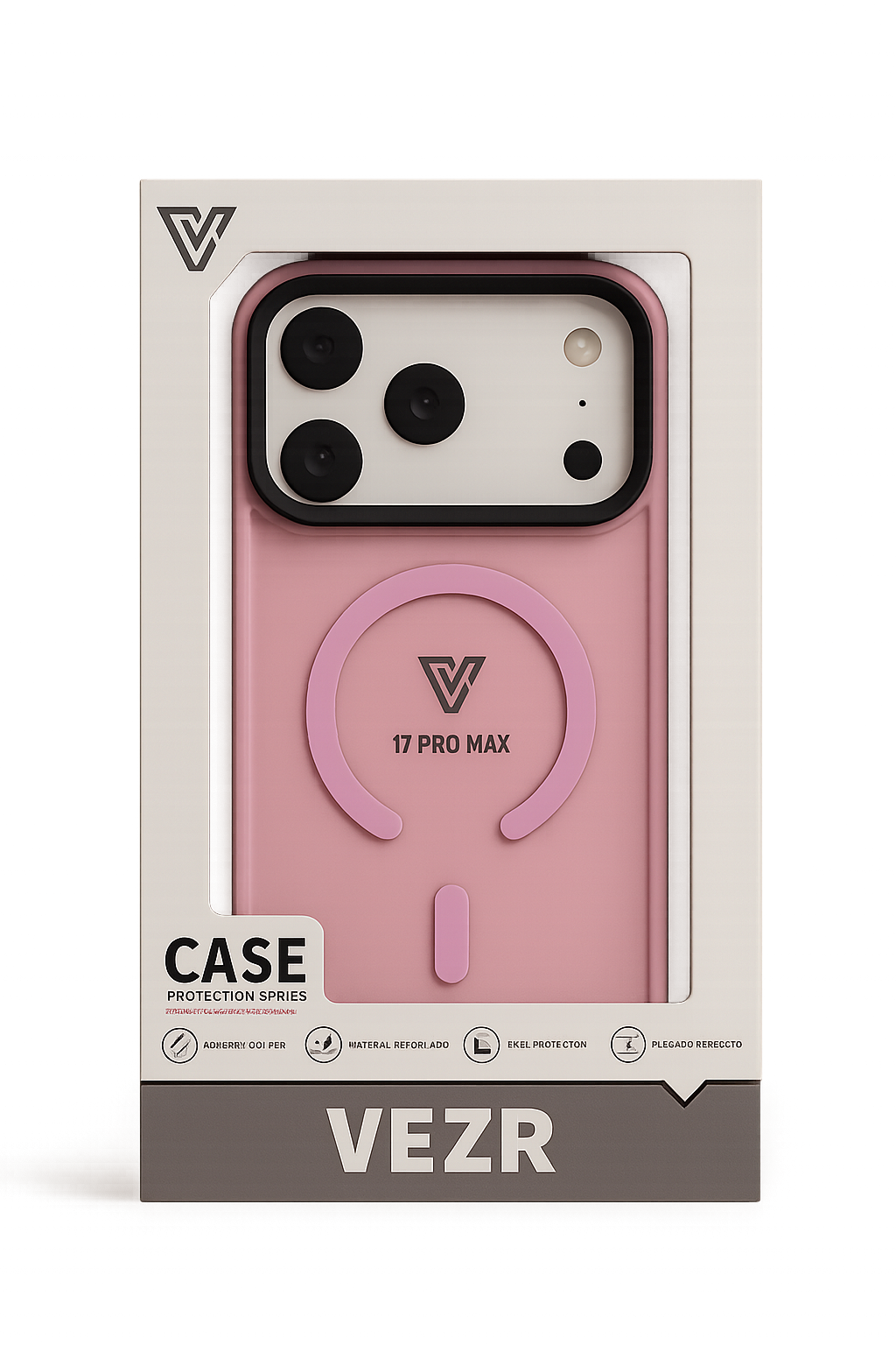 Funda protectora VEZR para iPhone 17 Pro Max
