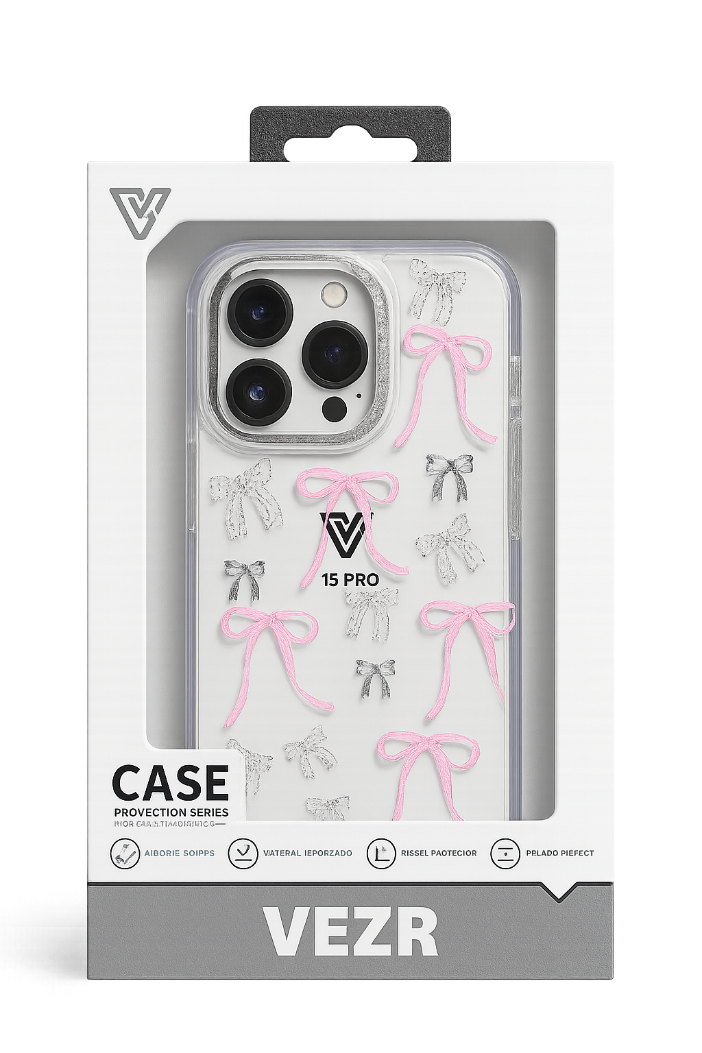 Funda Protectora VEZR para iPhone 15 Pro
