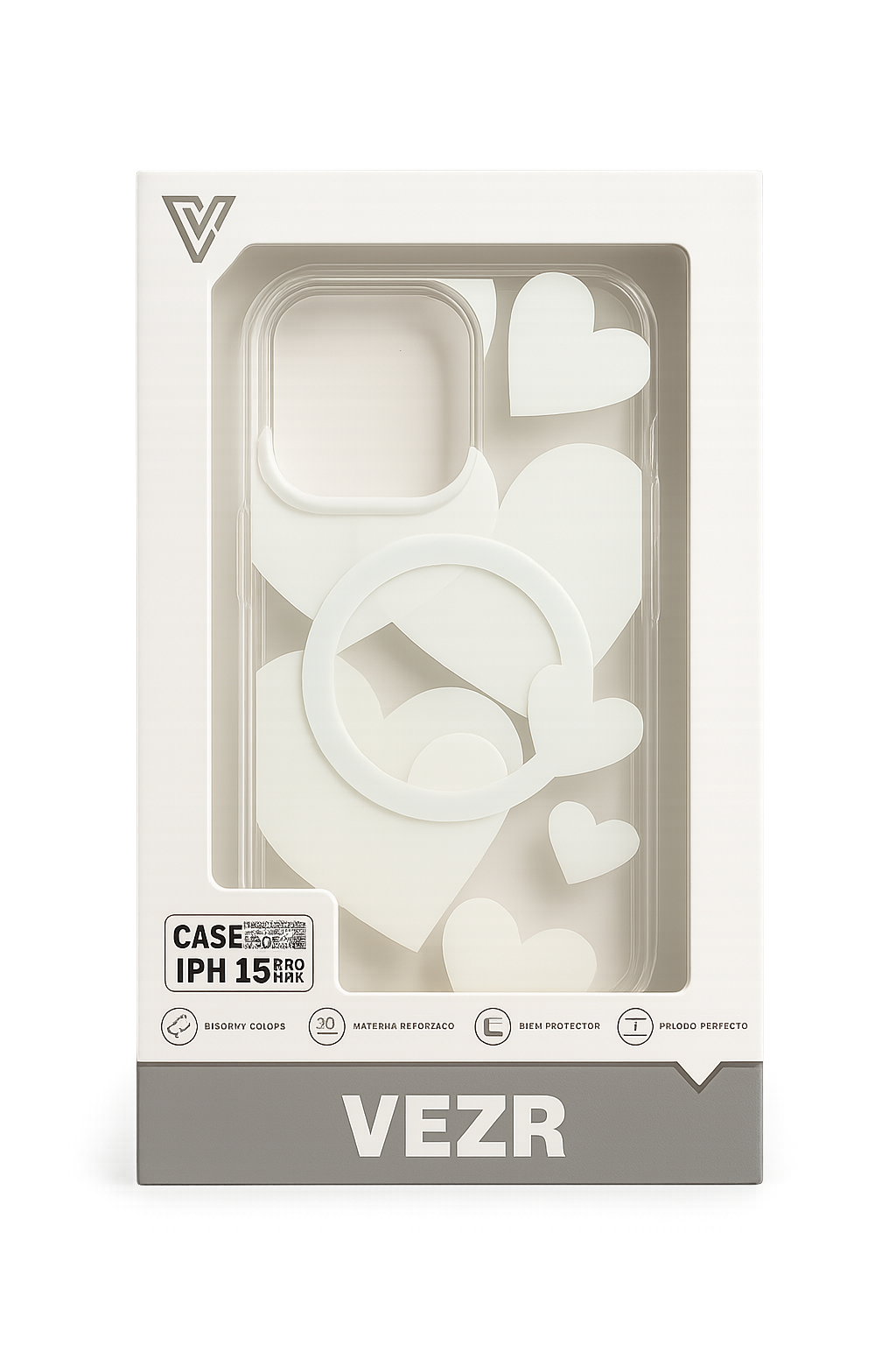 Funda Protectora VEZR para iPhone 15 Pro Max