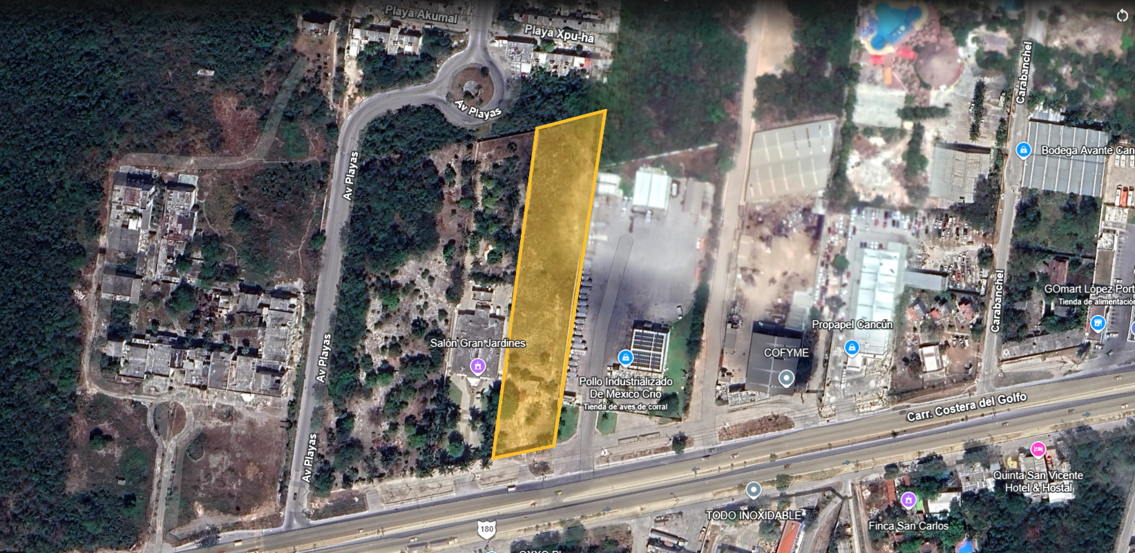 🏭✨ Terreno Comercial en Renta en Cancún ✨🏭
