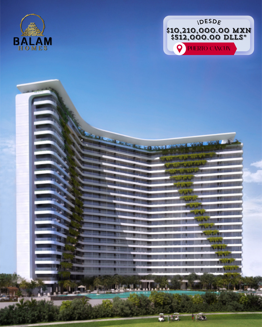 puerto Cancun real estate condos for sale - Check out this option in the Caribbean, in the exclusive Puerto Cancun.