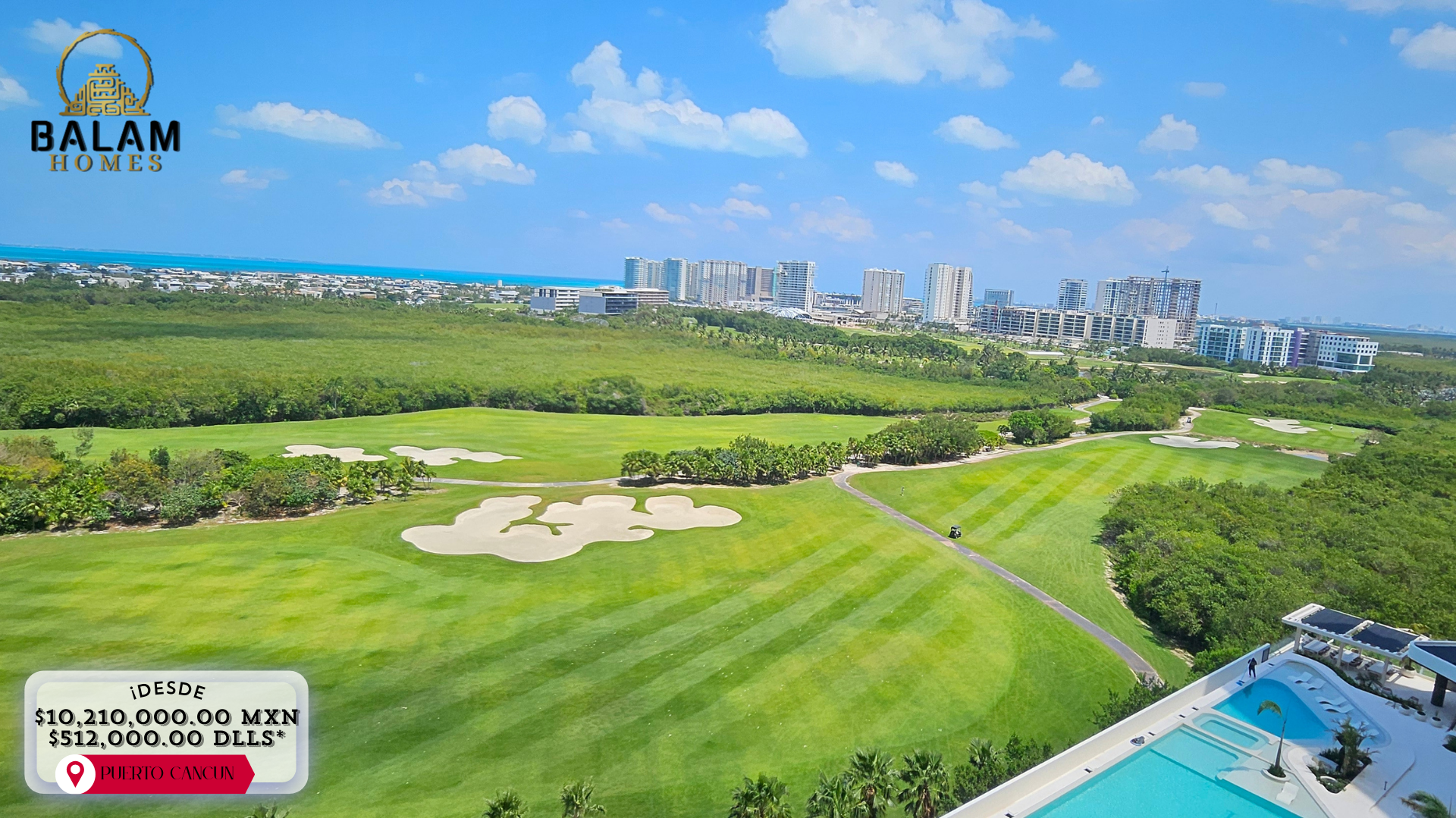 puerto Cancun real estate condos for sale -  Check out this option in the Caribbean, in the exclusive Puerto Cancun. 