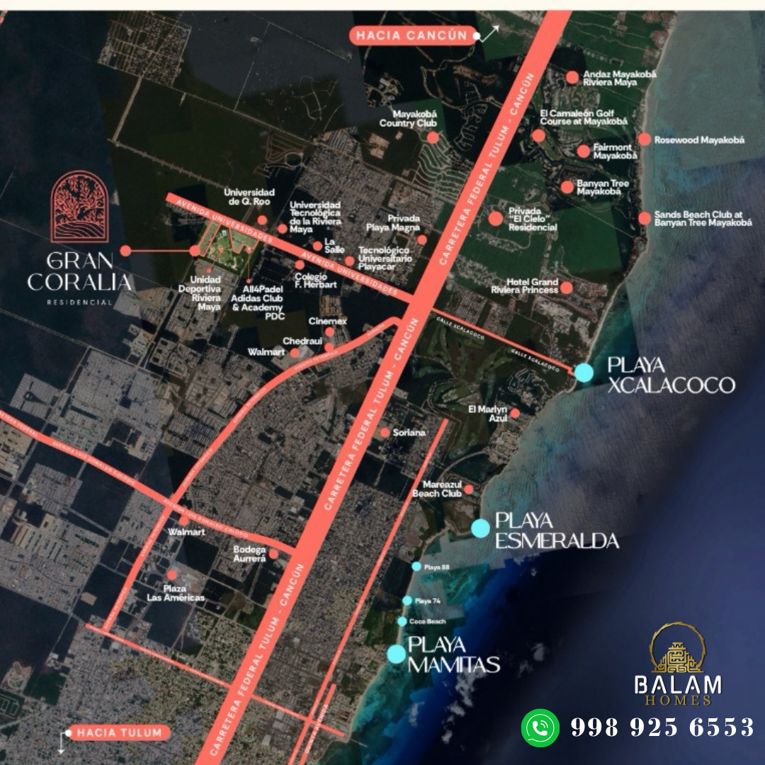 Terrenos en Playa del Carmen desde $10,000 al mes | Gran Coralia