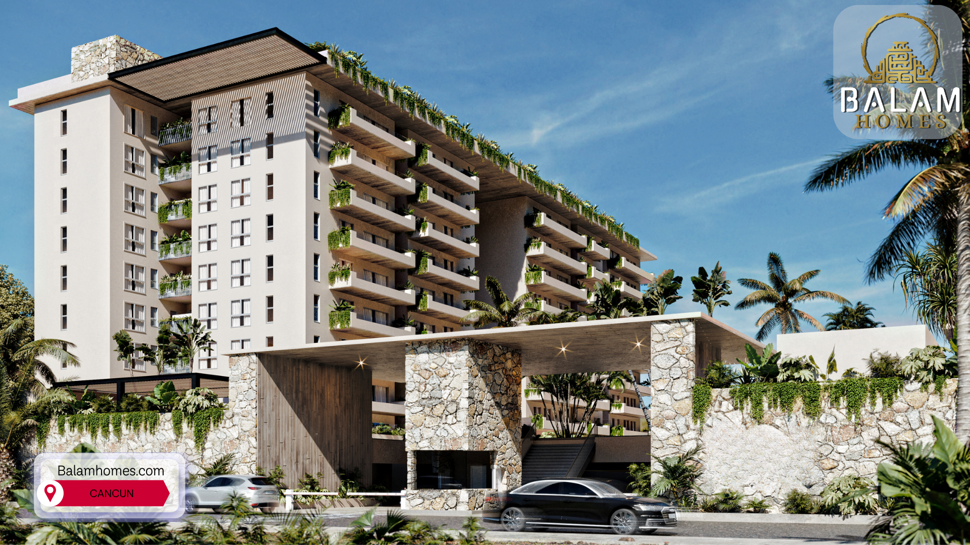 Departamento 2 Recámaras en Huayacán, Cancún — Rooftop, Pádel y Gimnasio