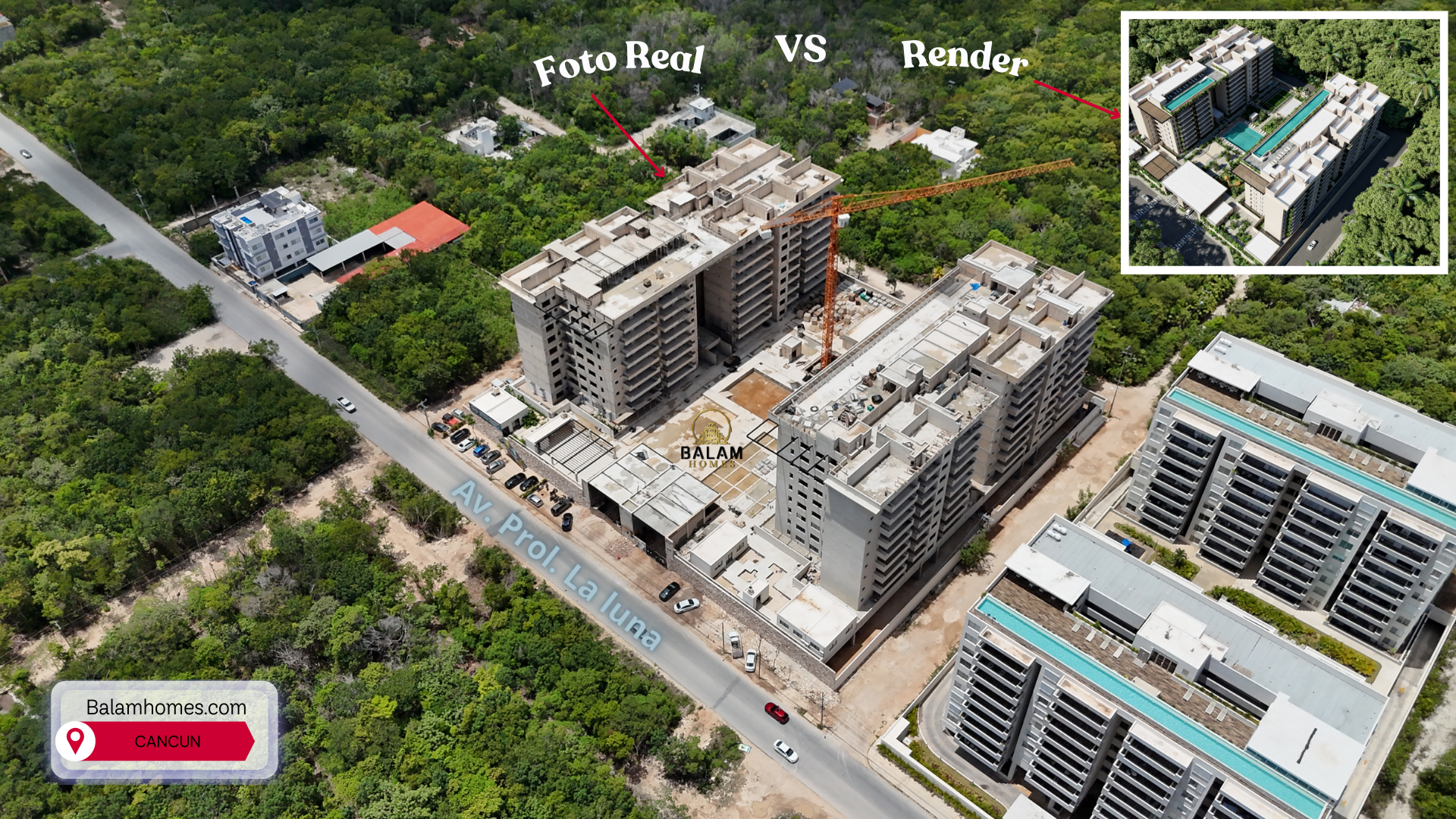 Departamento 2 Recámaras en Huayacán, Cancún — Rooftop, Pádel y Gimnasio