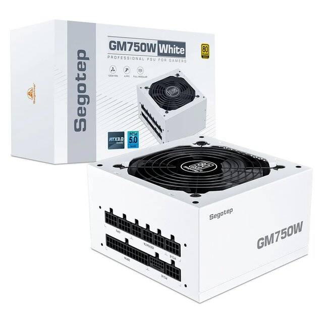 Segotep GM750W 80+ Gold [Full Modular] (White)