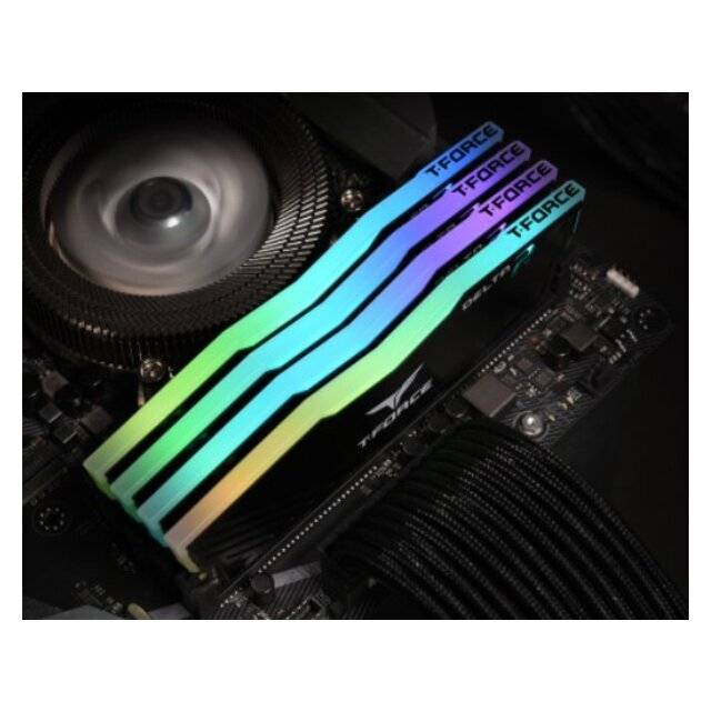T-Force Delta 16GB RGB (2 x 8GB) DDR4 3600MHz RAM (Black)