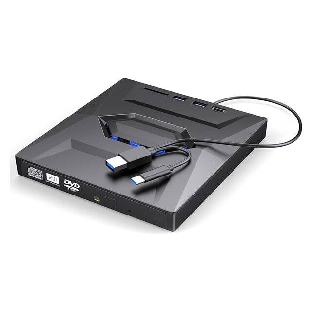 Fantom 5-IN-1 DVD-RW External USB 2.0 (Type-C)